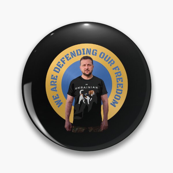 Artikelvorschau, Wir verteidigen unsere Freiheit Selenskyjs Schutzhund Ukraine entworfen und verkauft von Aide.