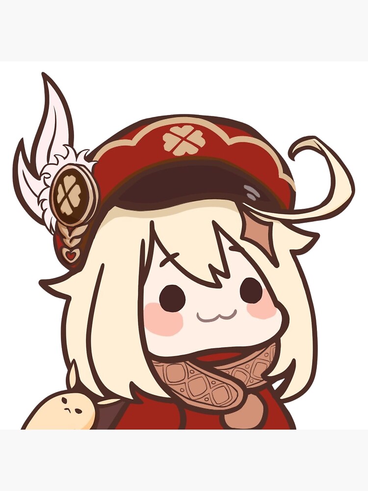 "Genshin Impact Meme Klee mit PaimonLächeln" Fotodruck von AnimeLex