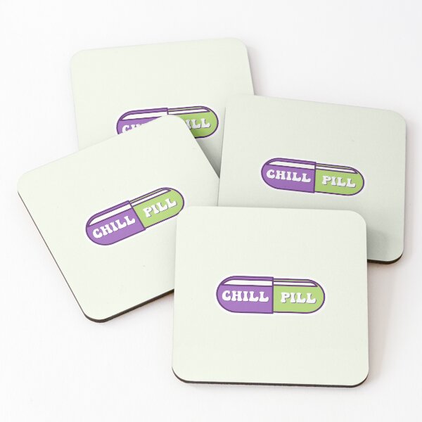 Item preview, Chill Pill Purple/Green designed and sold by socialbylindsay.