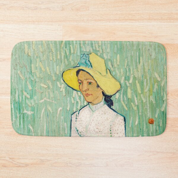 Item preview, Girl in White (Young Girl Standing Against a Background of Wheat)  (1890) by Vincent Van Gogh designed and sold by amrmab.