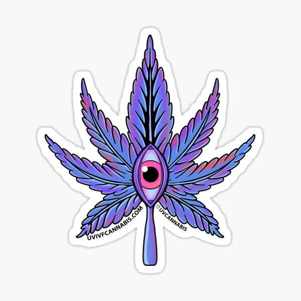 'Yoovy' Logo Sticker | The Secret Colors of Cannabis Sticker