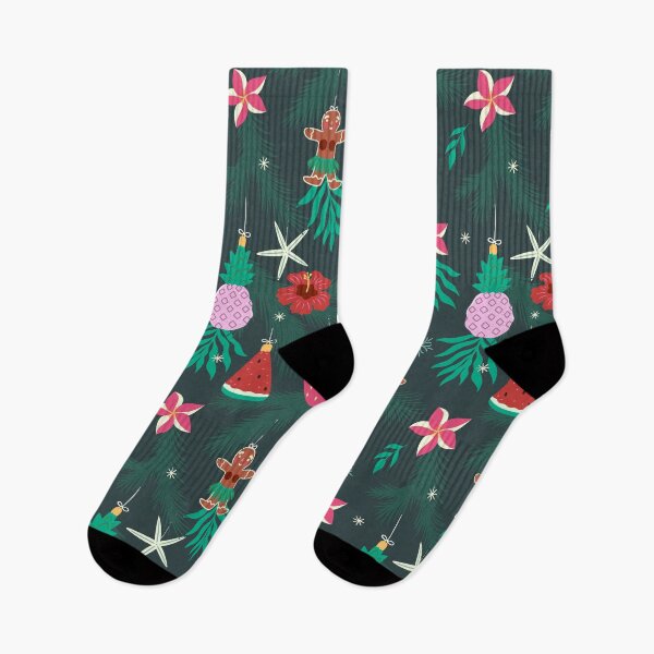 Item preview, Christmas pattern in tropical style designed and sold by burbura.