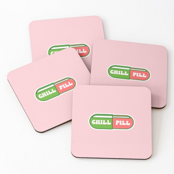 Item preview, Chill Pill Green/Coral designed and sold by socialbylindsay.