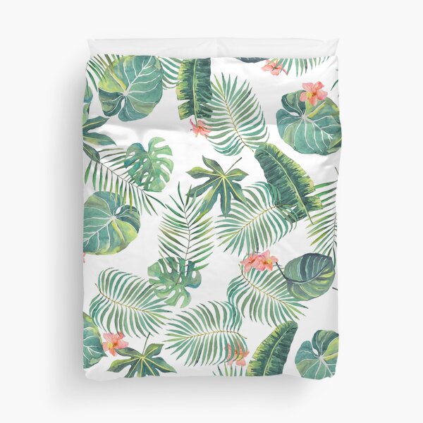 Tropical Leave Pattern Duvet Cover
