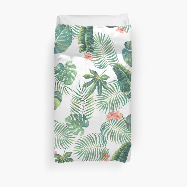 Tropical Leave Pattern Duvet Cover