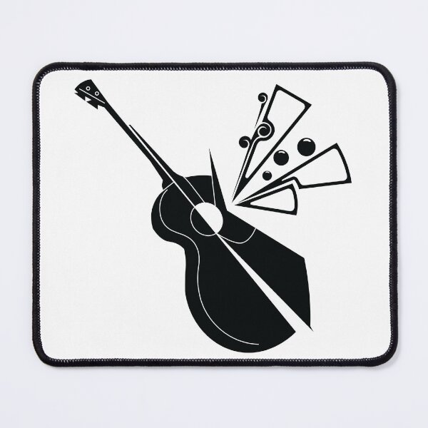 Item preview, slightly abstract vector guitar designed and sold by Ben-Schaal.