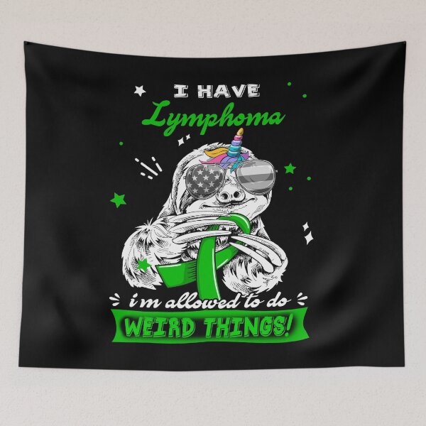 Item preview, Funny Sloth I Have Lymphoma I'm Allowed To Do Weird Things designed and sold by Kohend.