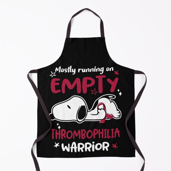 Item preview, Mostly Running on Empty Thrombophilia Warrior designed and sold by Wlsnpeggy.