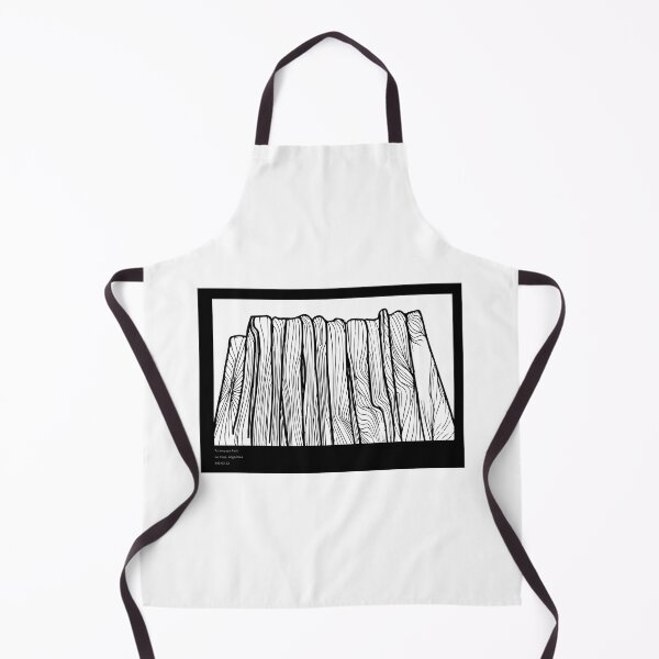 Item preview, Mountains - linear illustration - Talampaya Black- Argentina designed and sold by SofisGarden.