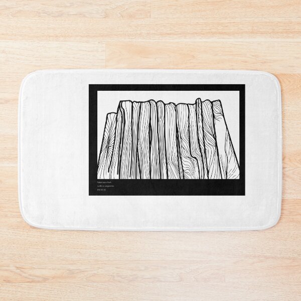 Item preview, Mountains - linear illustration - Talampaya Black- Argentina designed and sold by SofisGarden.