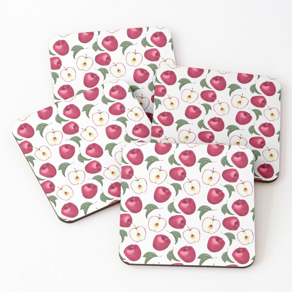 Item preview, Red Apples and Apple Halves  designed and sold by silviaol.