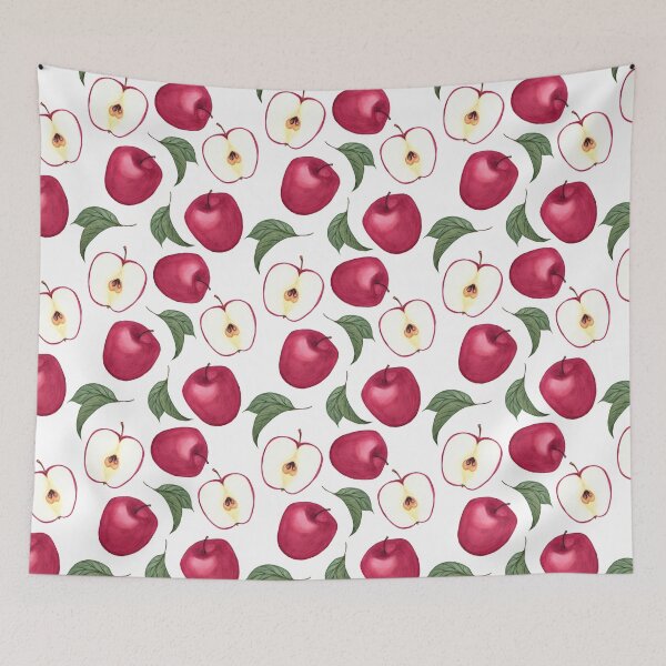Item preview, Red Apples and Apple Halves  designed and sold by silviaol.