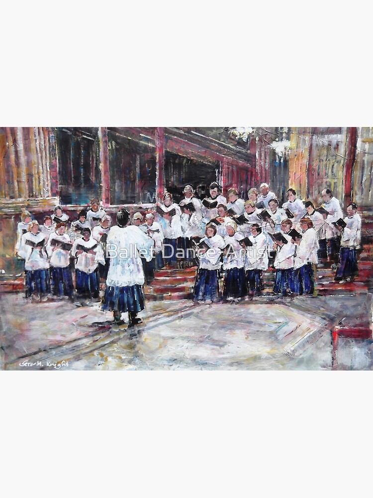 Thumbnail 4 of 4, Zipper Pouch, Church Choir Singing - Art Prints & Gifts designed and sold by ballet-dance.