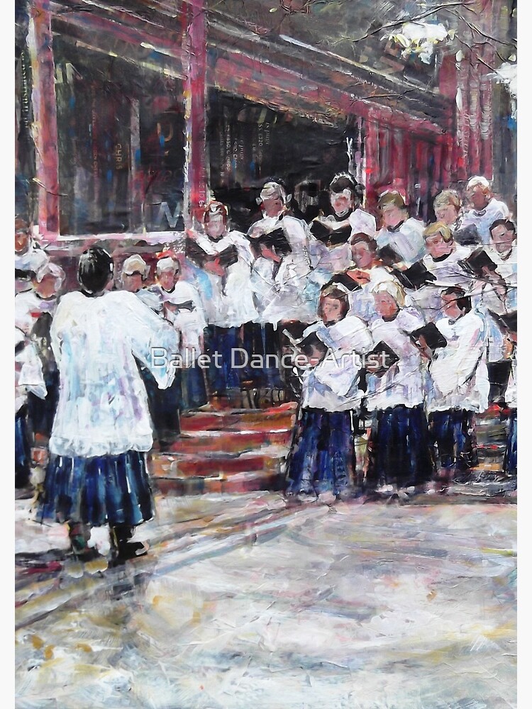 Thumbnail 3 of 3, Journal, Church Choir Singing - Art Prints & Gifts designed and sold by ballet-dance.