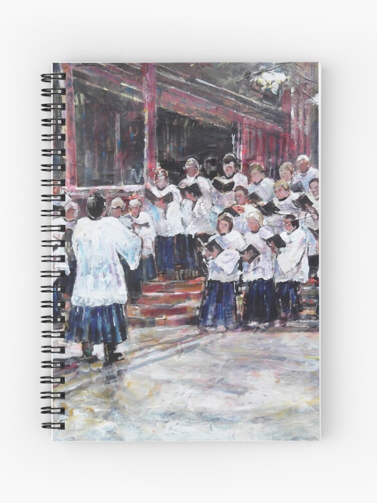 Thumbnail 1 of 3, Journal, Church Choir Singing - Art Prints & Gifts designed and sold by ballet-dance.