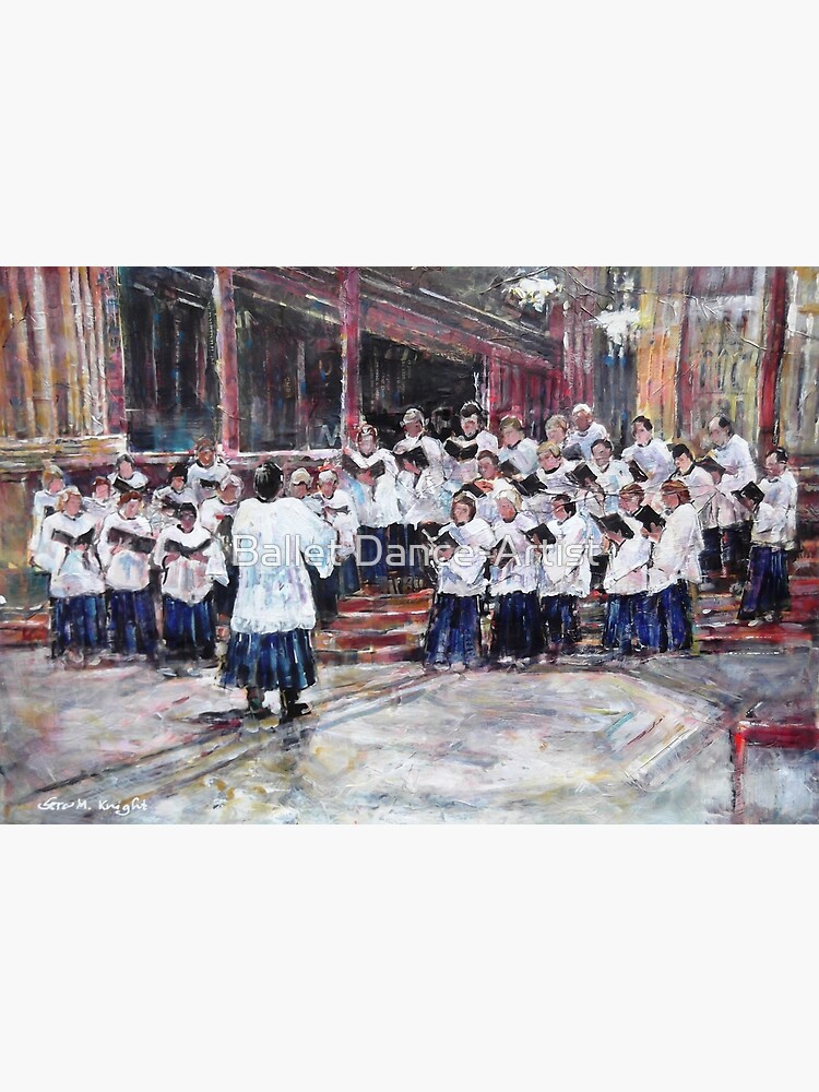 Thumbnail 3 of 3, Journal, Church Choir Singing - Art Prints & Gifts designed and sold by ballet-dance.