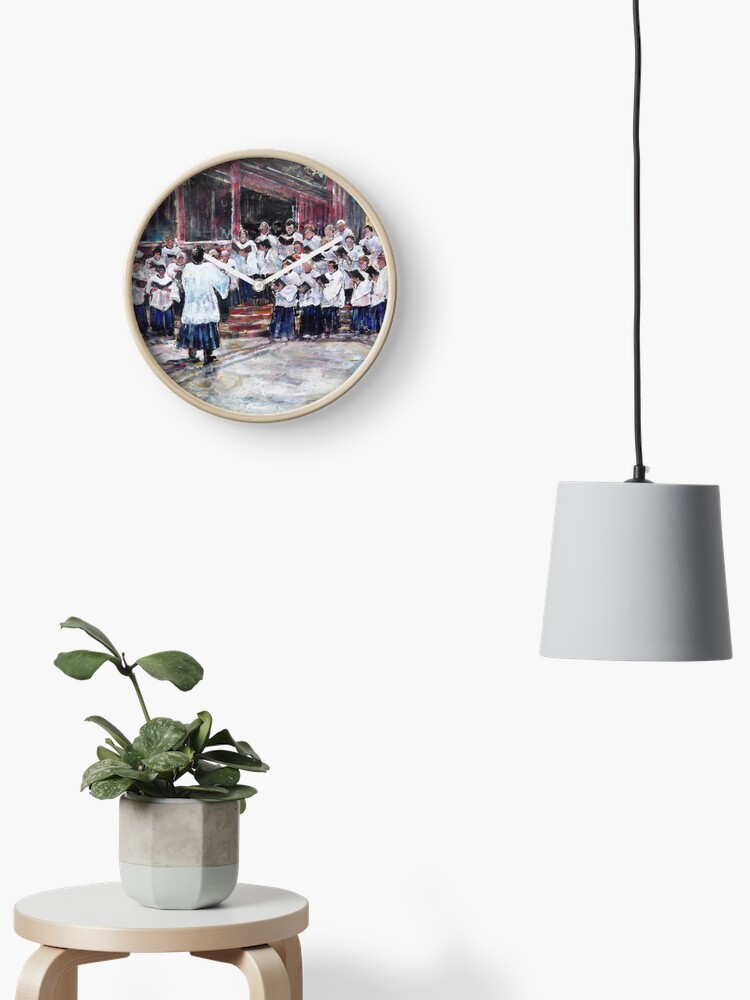 Thumbnail 2 of 4, Clock, Church Choir Singing - Art Prints & Gifts designed and sold by ballet-dance.