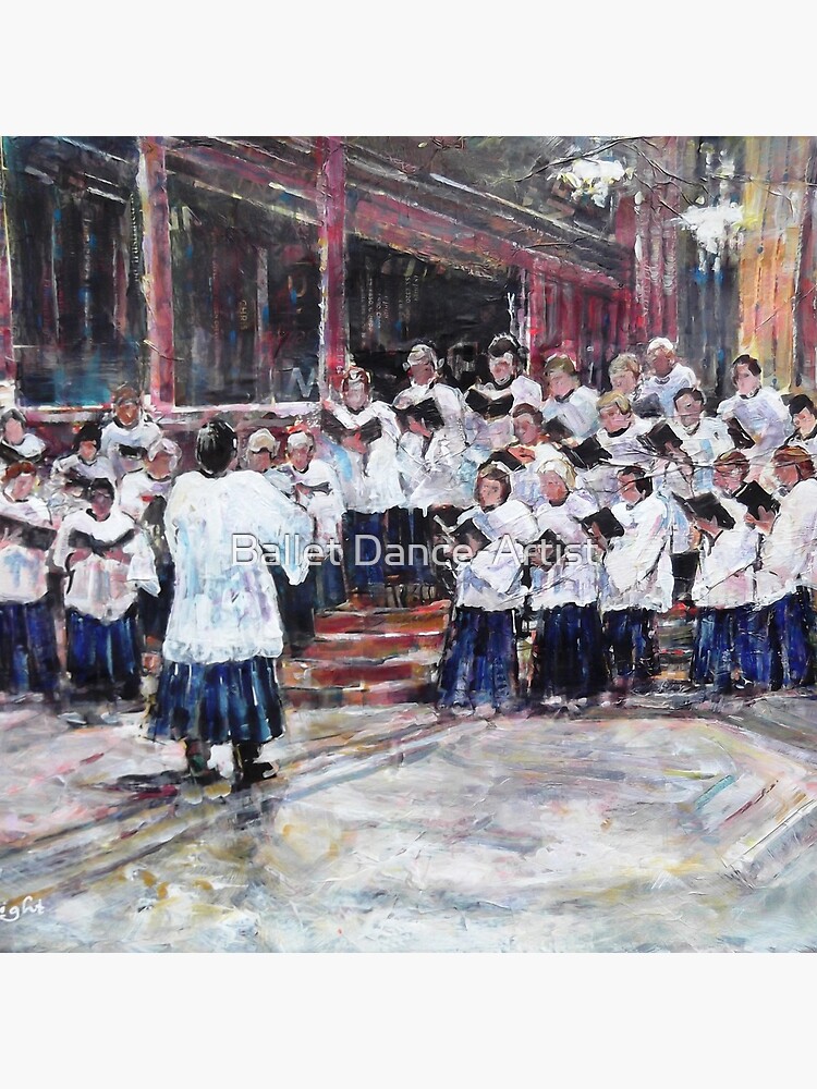 Thumbnail 4 of 4, Clock, Church Choir Singing - Art Prints & Gifts designed and sold by ballet-dance.
