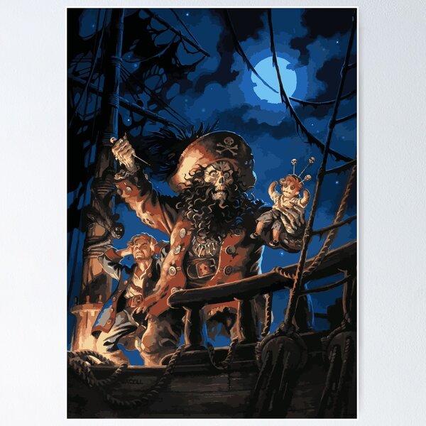 The curse of the Pirate Poster