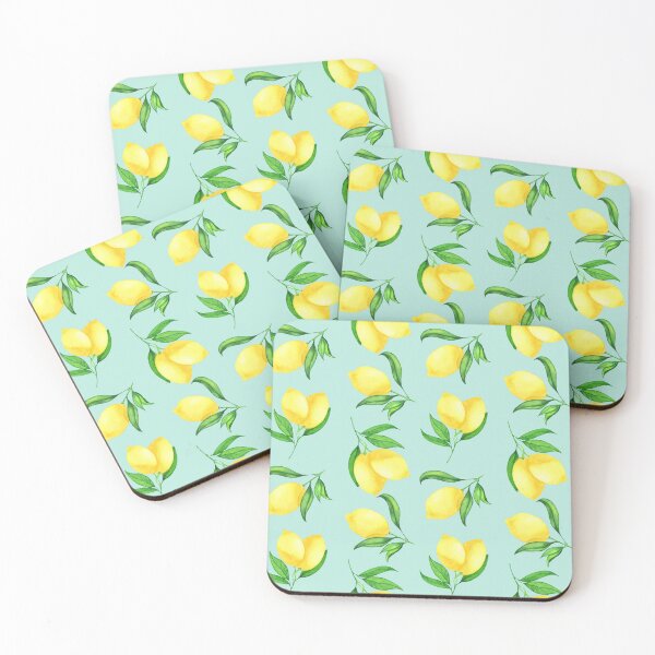 Item preview, Yellow Lemon Fruit Bunches with Leaves designed and sold by silviaol.