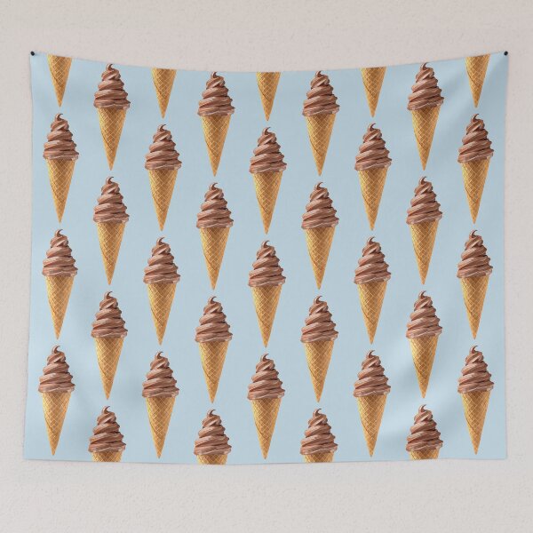 Item preview, Soft Serve Icecream Chocolate Cone designed and sold by Deborah Camp.