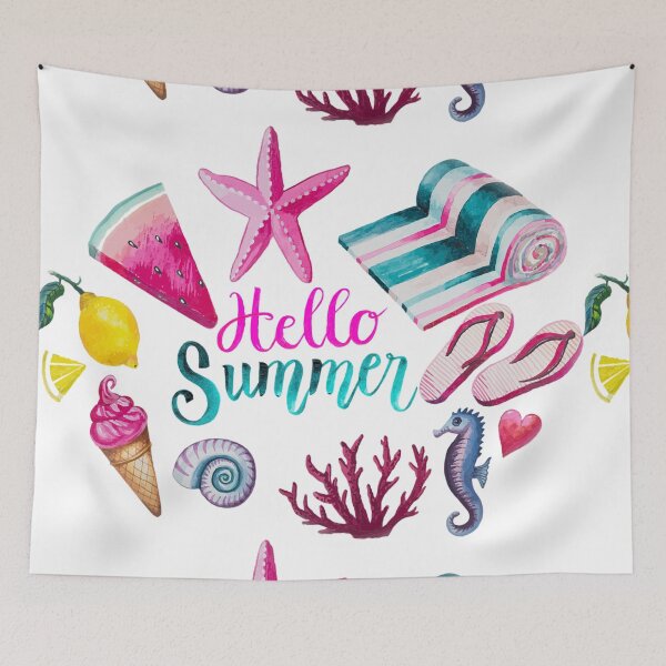 Aperçu de l'œuvre summertime fun 2022, enjoy summertime beach 2022 créée et vendue par Nicedeco.