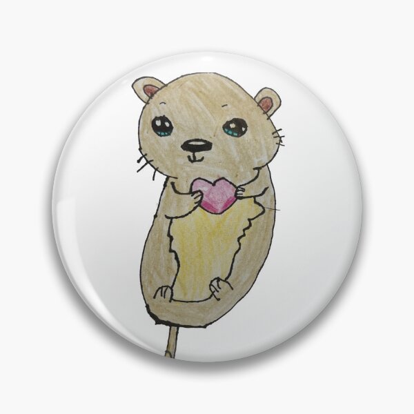 Item preview, Otter - Cute Cartoon Kid Drawing - Sea Otter designed and sold by LexiesDoodle.