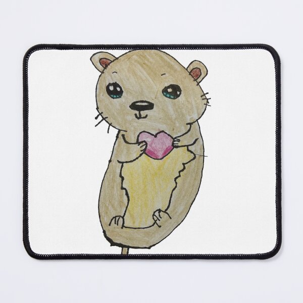 Item preview, Otter - Cute Cartoon Kid Drawing - Sea Otter designed and sold by LexiesDoodle.