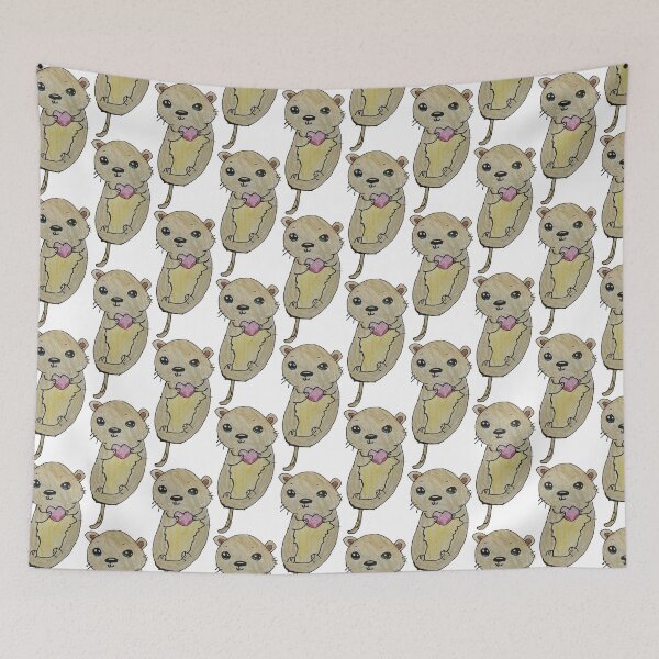 Item preview, Otter - Cute Cartoon Kid Drawing - Sea Otter designed and sold by LexiesDoodle.