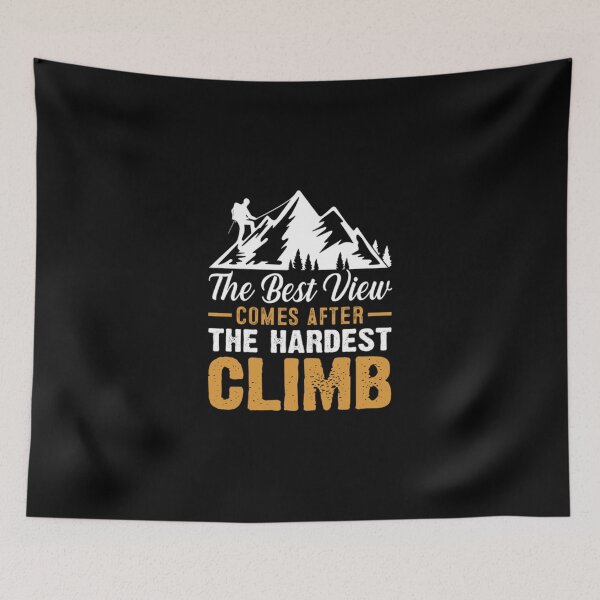 Item preview, The Best View Comes After The Hardest Climb 2022 T-Shirts Zipped Hoodie designed and sold by addeoovrteqt.