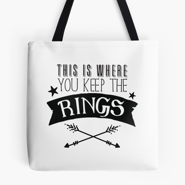 Item preview, This is where you keep the rings (awesome ring bearer throw pillow) designed and sold by jazzydevil.