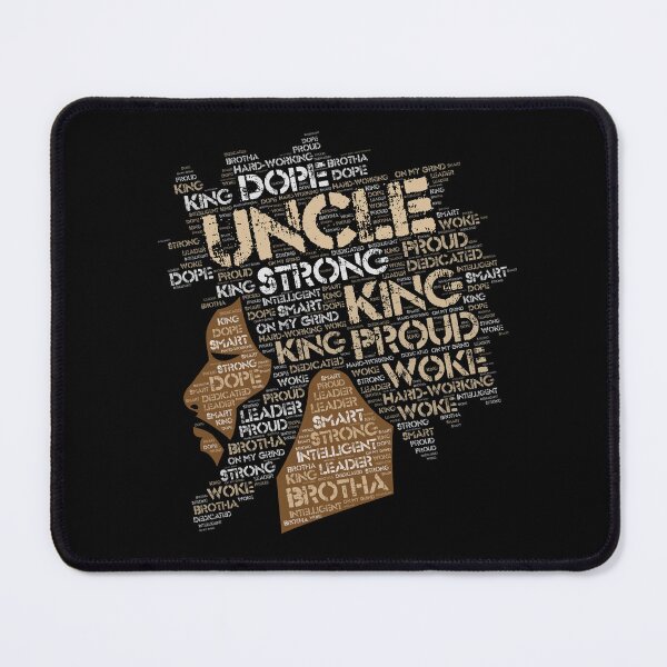 Item preview, African American Uncle | Black King Words in Afro designed and sold by blackartmatters.