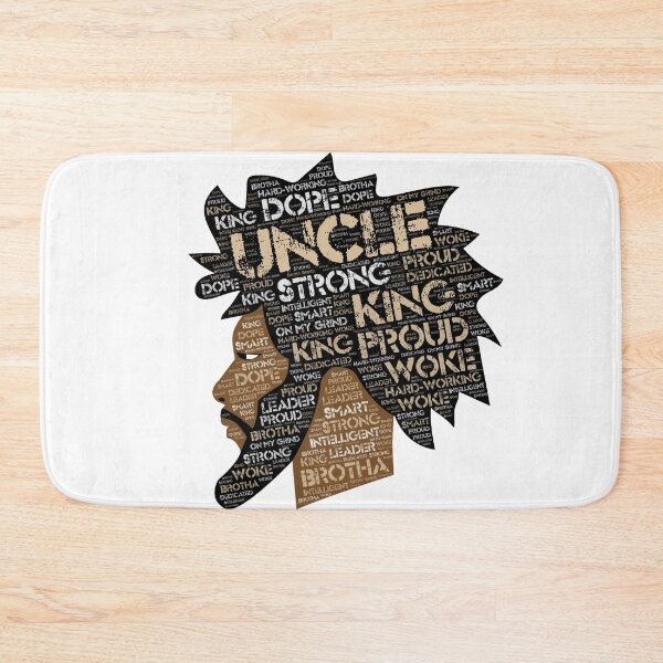 Item preview, African American Uncle | Black King Words in Afro designed and sold by blackartmatters.