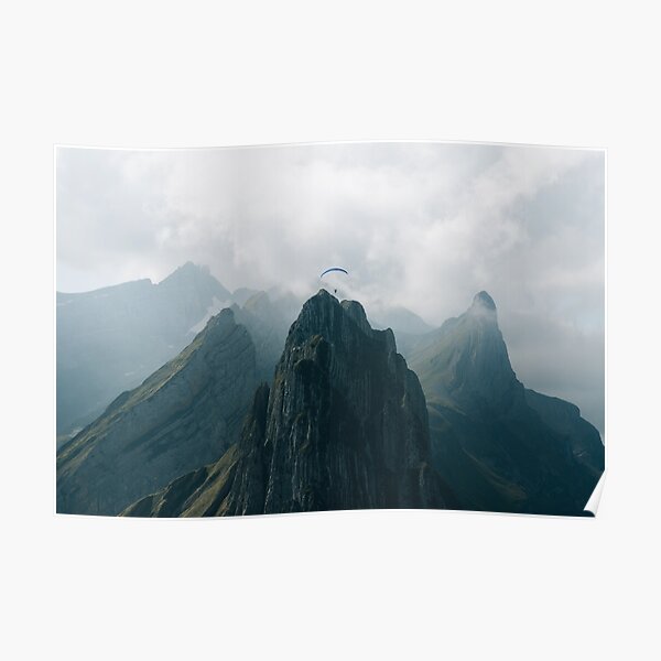 Flying Mountain Explorer - Landscape Photography Poster