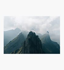Flying Mountain Explorer - Landscape Photography Photographic Print