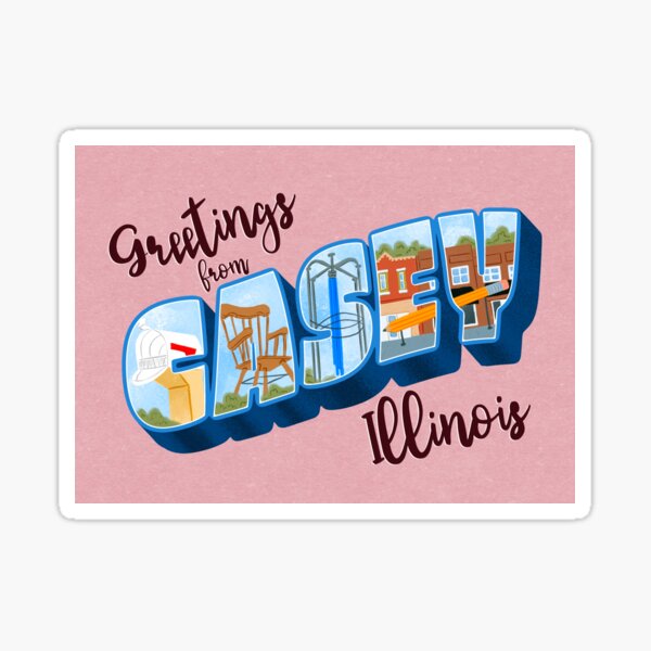 Aperçu de l'œuvre Salutations de Casey, IL créée et vendue par emmaleigh6041.