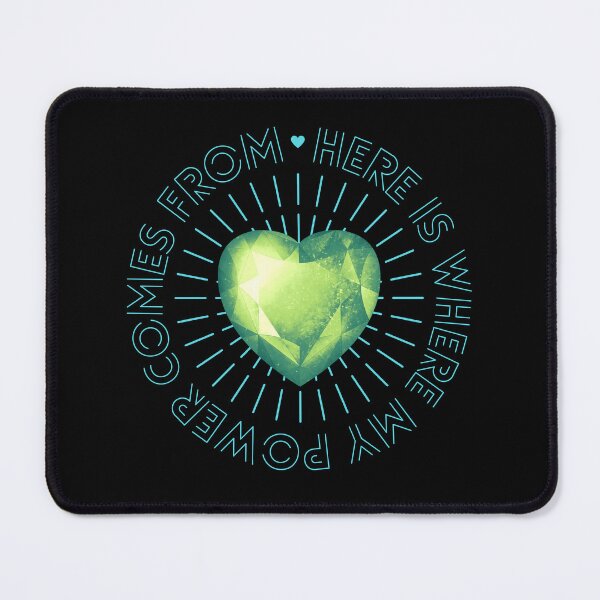 Item preview, Emerald Heart Power Coasters designed and sold by MagicWolfStar.