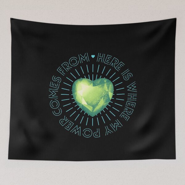 Item preview, Emerald Heart Power Coasters designed and sold by MagicWolfStar.
