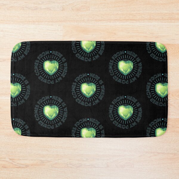Item preview, Emerald Heart Power Coasters designed and sold by MagicWolfStar.
