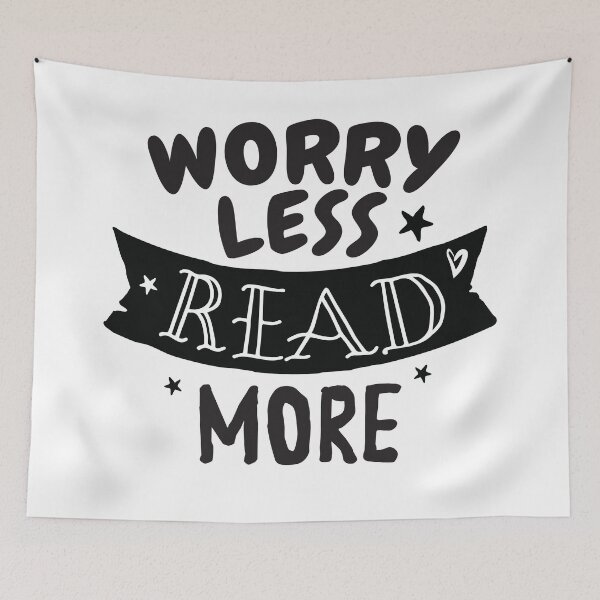 Item preview, Worry less READ MORE designed and sold by jazzydevil.