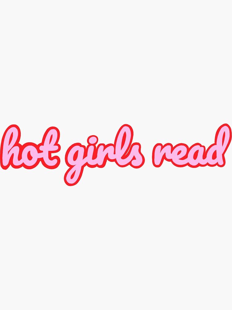 Thumbnail 3 von 3, Sticker, Heiße Mädchen lesen designt und verkauft von ericajohn.