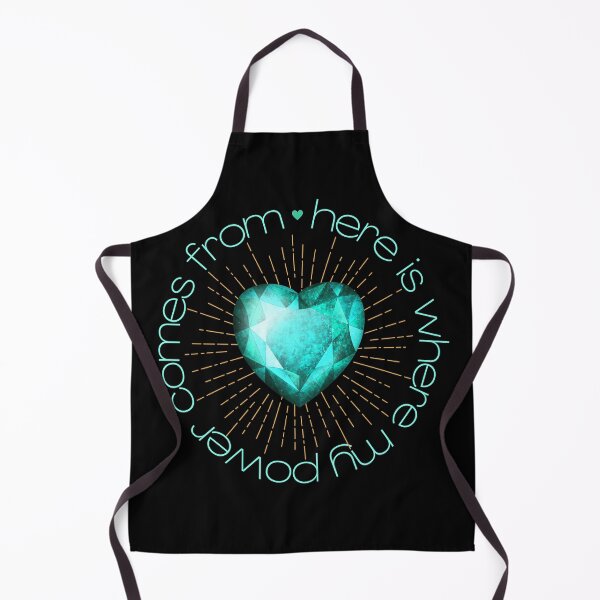 Item preview, Turquoise Heart Power T-shirt designed and sold by MagicWolfStar.