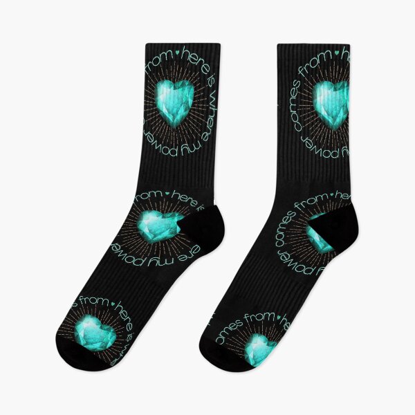 Item preview, Turquoise Heart Power T-shirt designed and sold by MagicWolfStar.