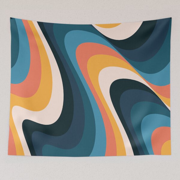 Item preview, 70s Vintage Retro Stripes Pattern designed and sold by ind3finite.