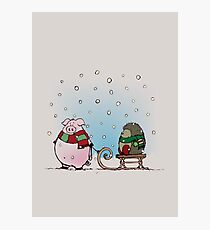 Winter fun Photographic Print