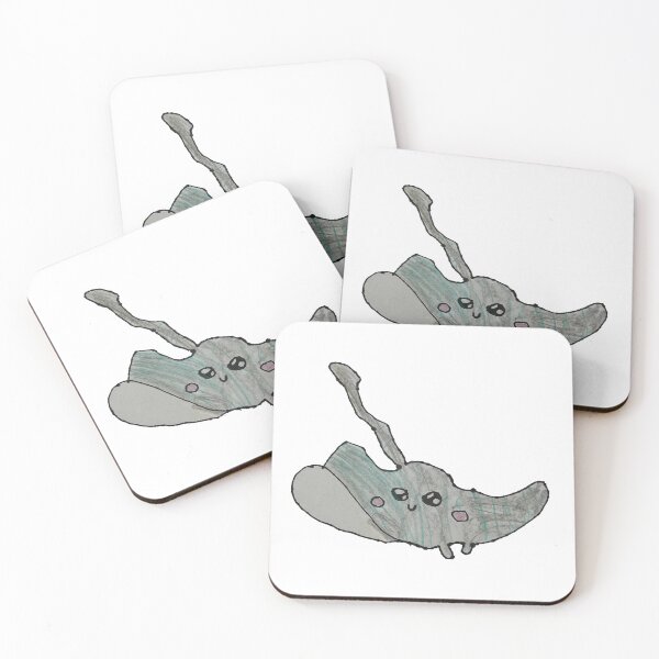 Item preview, Manta Ray - Cute Cartoon Kid Drawing designed and sold by LexiesDoodle.