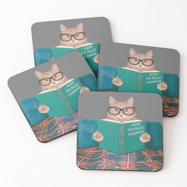 Item preview, How to Rule Humans. Studious Cat designed and sold by antevasinart.