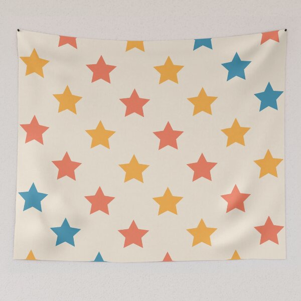 Item preview, Vintage Retro 70s Star Pattern designed and sold by ind3finite.