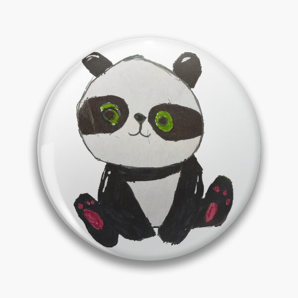 Item preview, Panda  - Cute Cartoon Kid Drawing designed and sold by LexiesDoodle.
