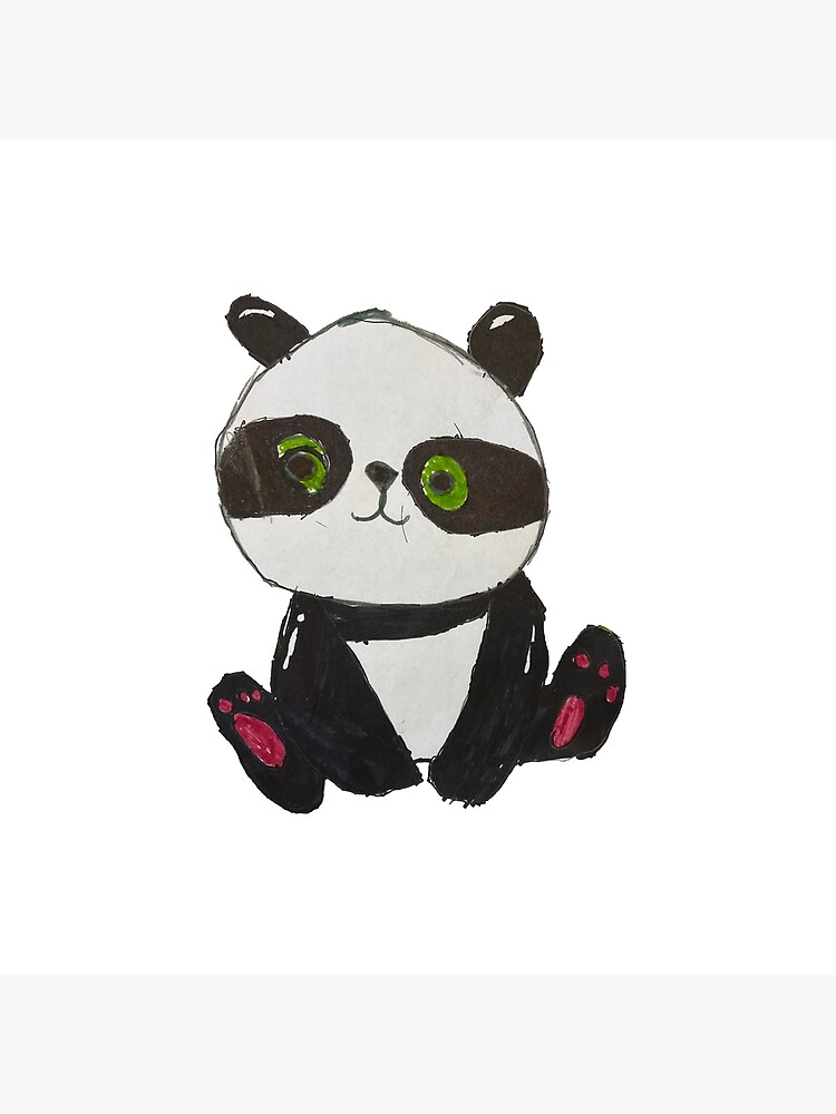 Kawaii Cute Panda With A Heart Stationery Cards by Wordsberry | Society6